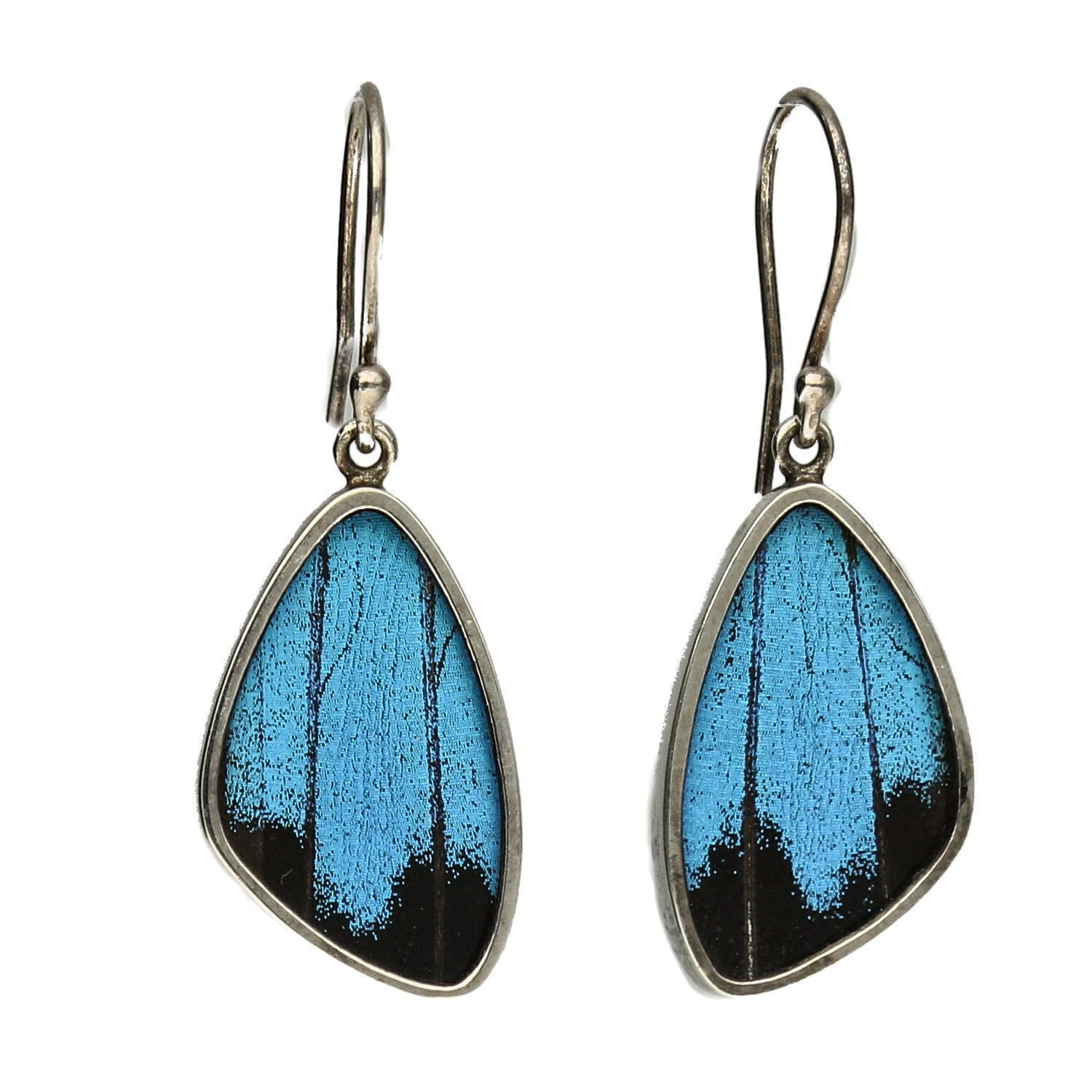 Kolczyki srebrne wiszące 'Nauralne skrzydła motyla' KM 2942 (1).jpg